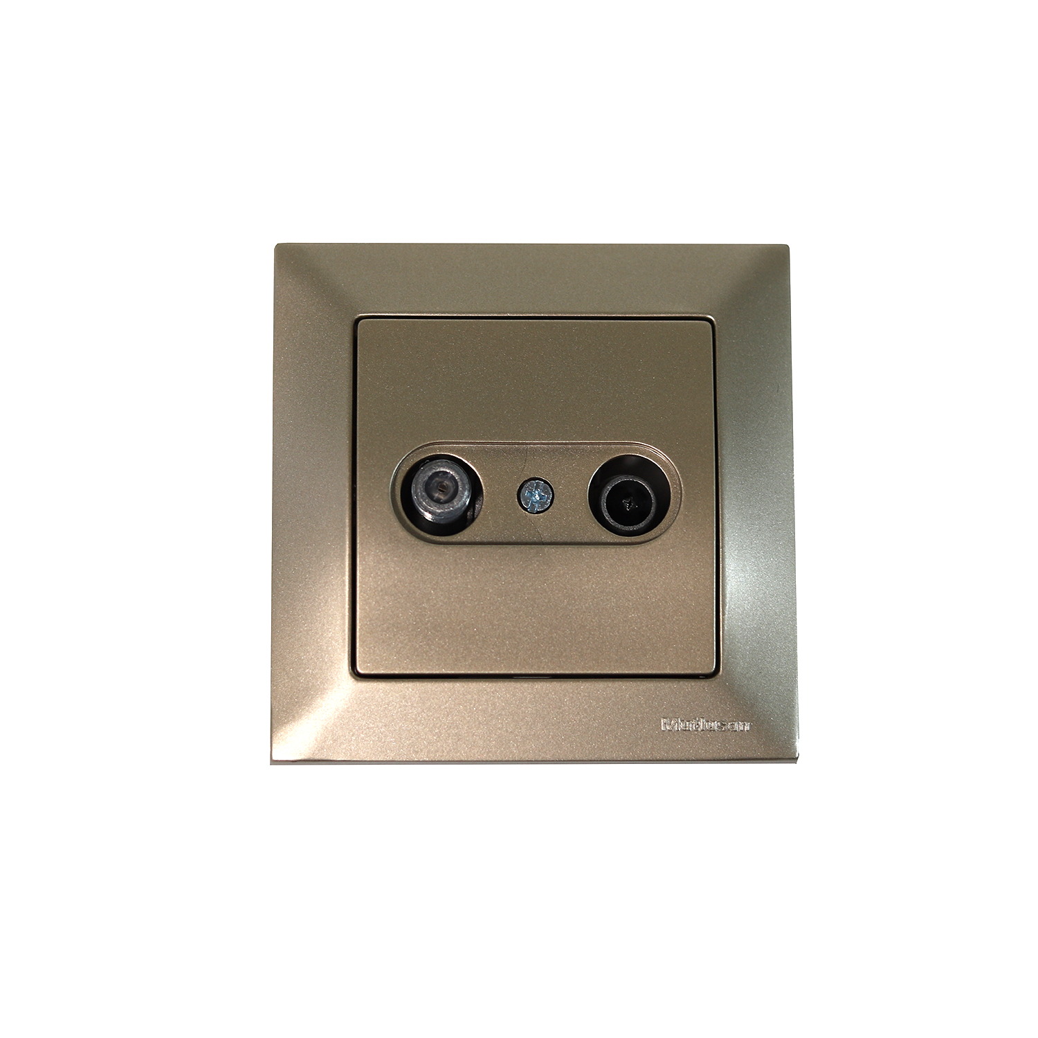 როზეტი სატელევიზიო/სატელიტური CANDELLA MUTLUSAN 2125 157 0285 ოქროსფერი — როზეტები და ჩამრთველები